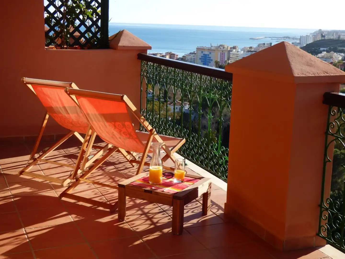 Terraza de Apartamento en venta en Fuengirola con Aire acondicionado, Jardín privado y Terraza