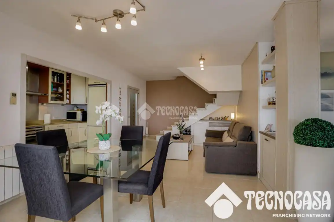 Sala de estar de Piso en venta en Vilassar de Mar con Aire acondicionado, Parquet y Terraza