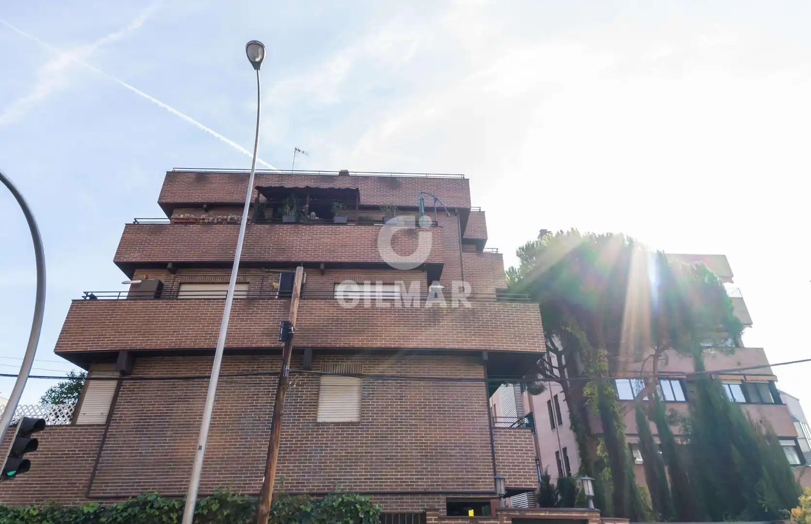 Vista exterior de Estudio en venta en Madrid con Calefacción, Jardín privado y Piscina