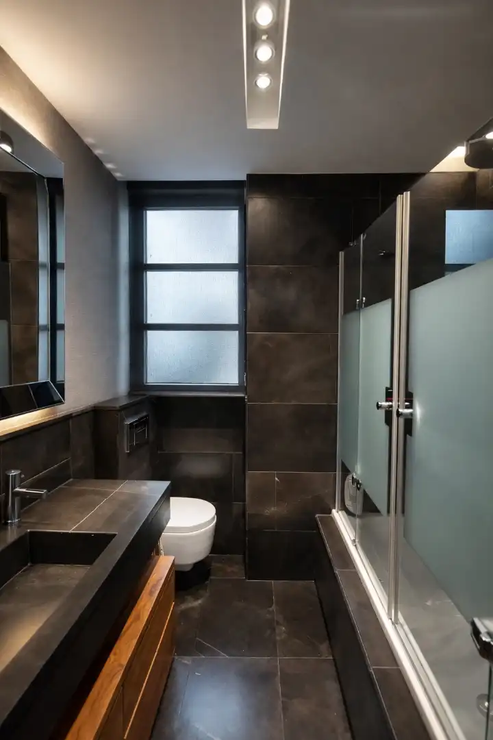 Bathroom of Flat for sale in Bilbao   with Heating, Parquet flooring and Terrace