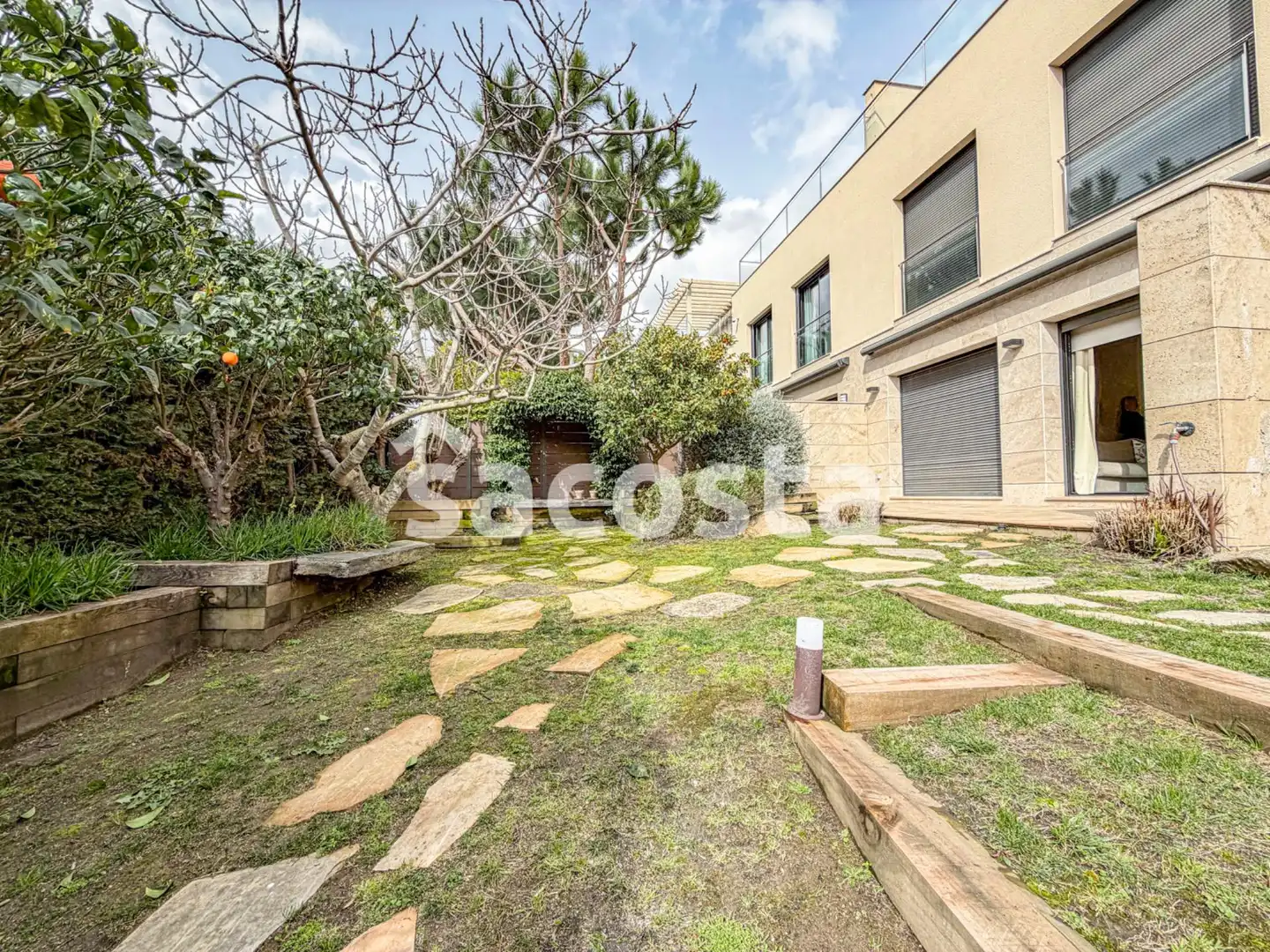 Jardí de Casa adosada en venda en Lloret de Mar amb Aire condicionat, Jardí privat i Terrassa