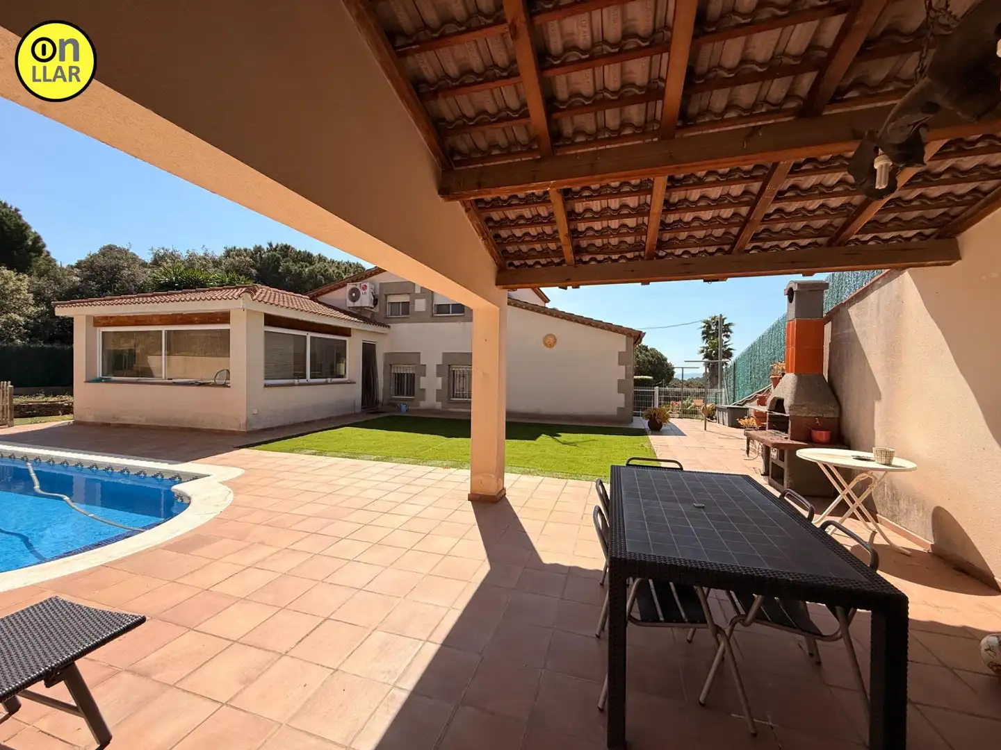 Terraza de Casa o chalet en venta en L'Ametlla del Vallès con Calefacción, Jardín privado y Terraza