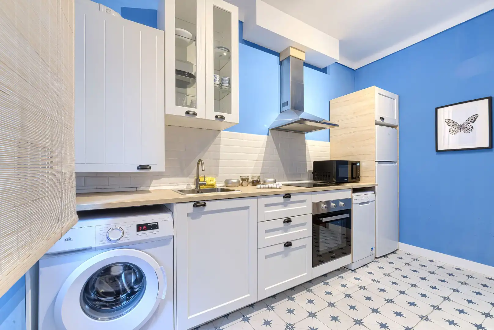 Cocina de Apartamento de alquiler en Bilbao  con Calefacción, Amueblado y Lavadora