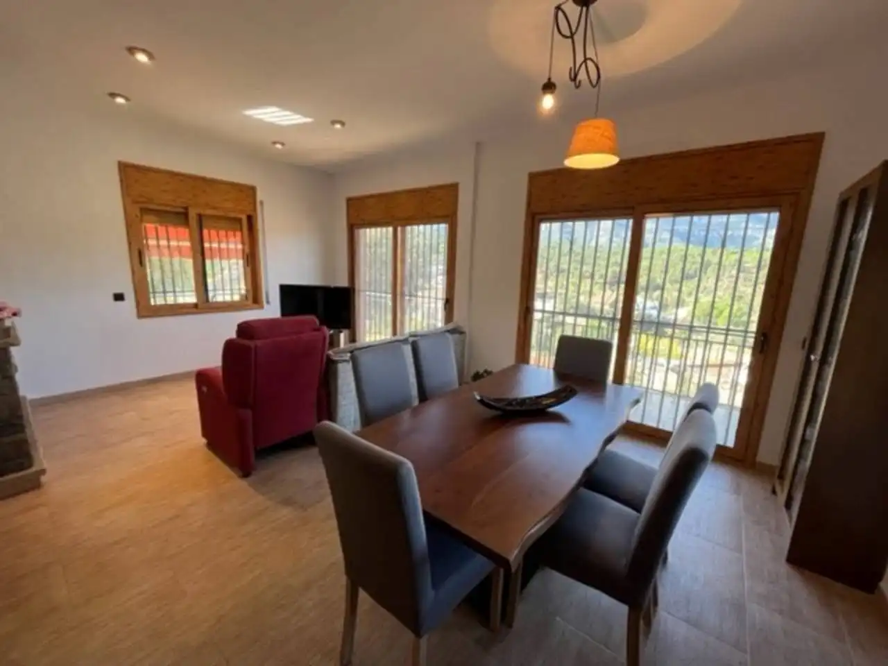 Dining room of Houses for sale in Castellbell i el Vilar  with Air Conditioner, Heating and Private garden