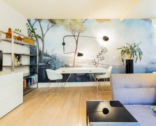 Living room of Flat to rent in  Madrid Capital  with Air Conditioner and Heating