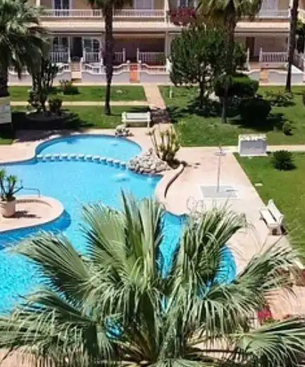 Piscina de Planta baja en venta en Los Alcázares con Aire acondicionado, Jardín privado y Terraza