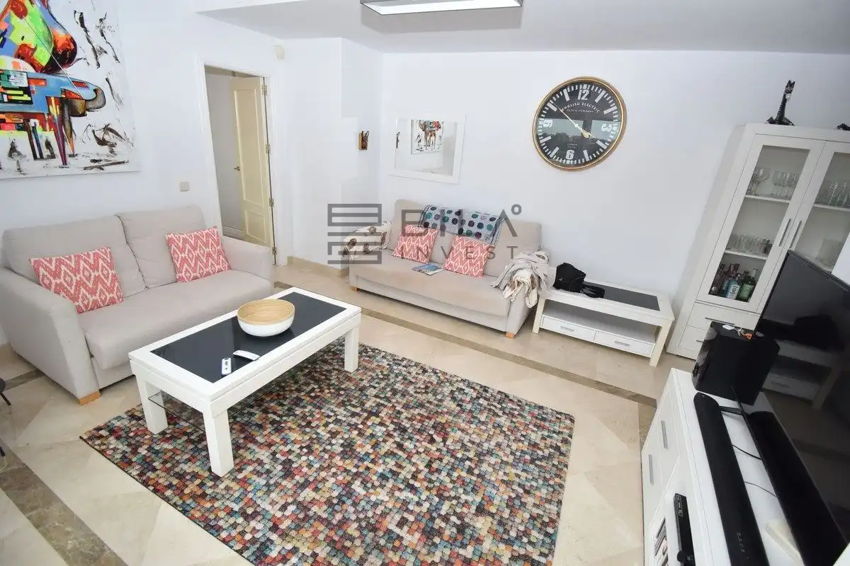 Wohnzimmer von Dachboden zum Verkauf in Mijas mit Klimaanlage, Terrasse und Abstellraum
