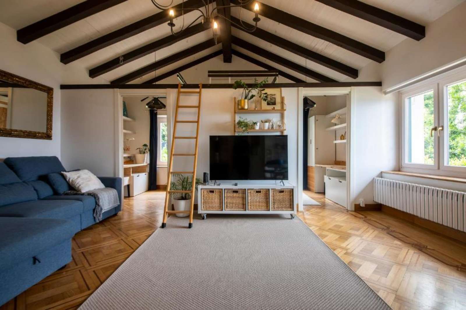 Sala d'estar de Apartament per a compartir en Donostia - San Sebastián  amb Aire condicionat i Terrassa