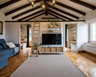 Sala d'estar de Apartament per a compartir en Donostia - San Sebastián  amb Aire condicionat i Terrassa