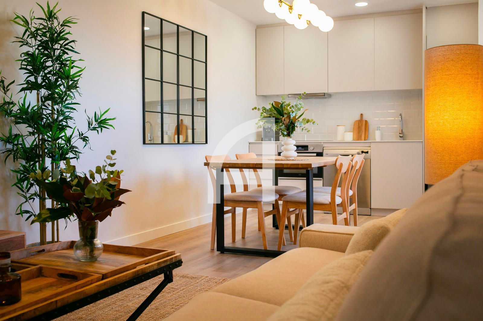 Living room of Attic to rent in  Barcelona Capital  with Air Conditioner, Heating and Parquet flooring