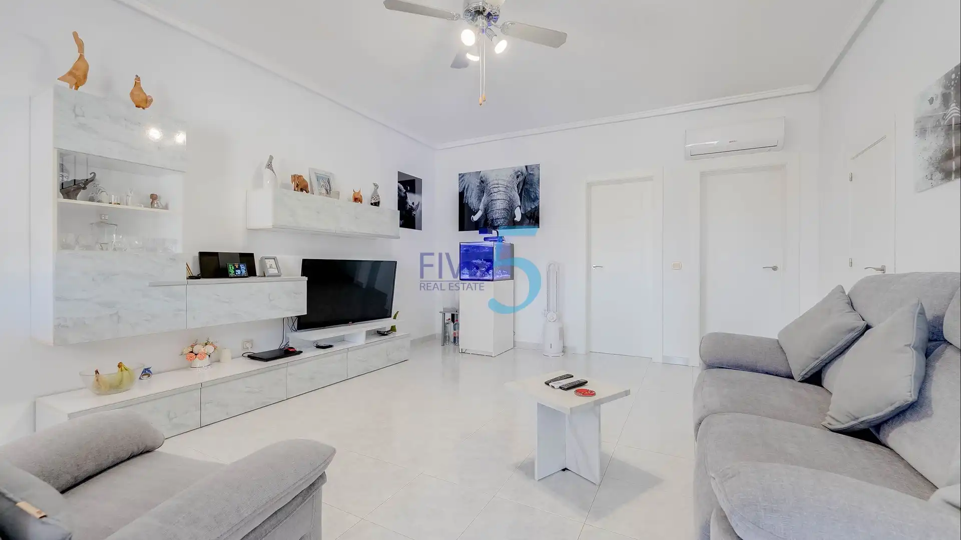 Sala de estar de Casa adosada en venta en Rojales con Aire acondicionado, Calefacción y Terraza