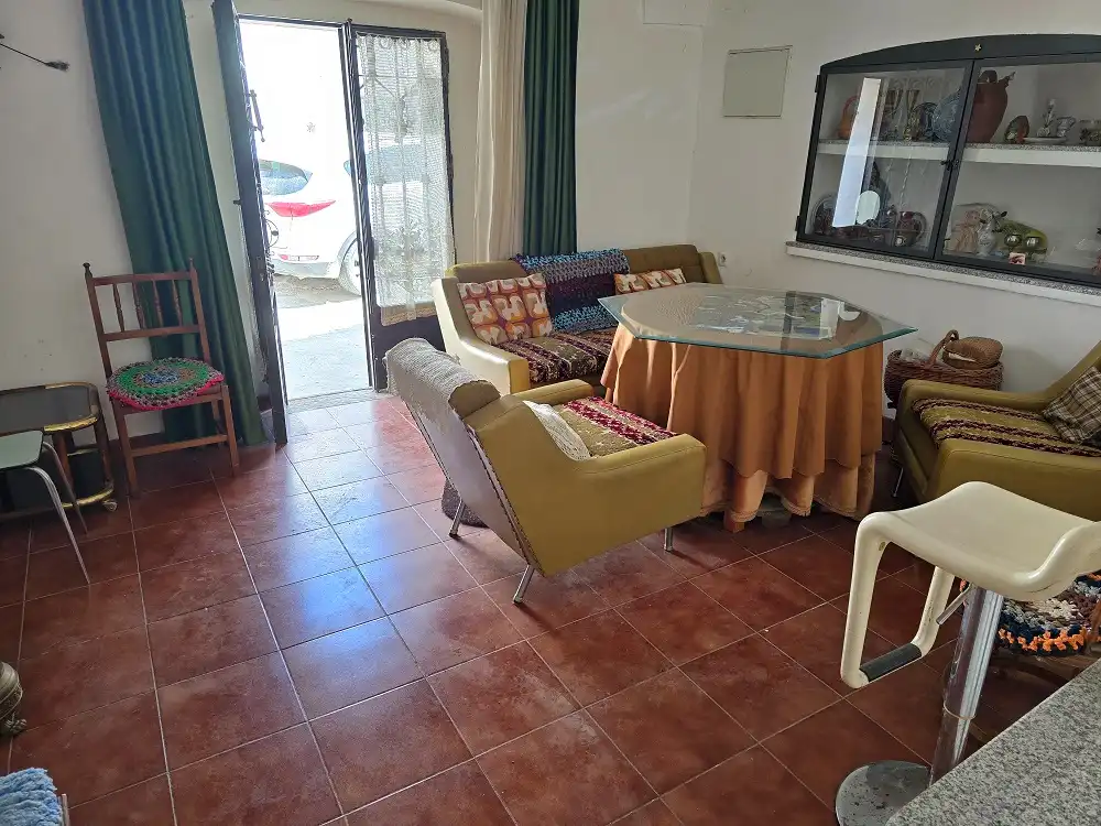 Living room of Houses for sale in Mata de Alcántara  with Terrace