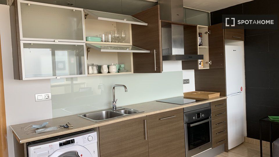 Kitchen of Flat to rent in Sant Pere de Ribes  with Air Conditioner, Heating and Furnished