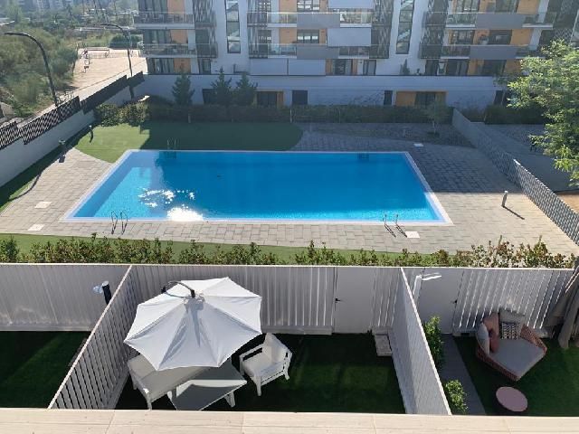 Swimming pool of Single-family semi-detached for sale in Sant Just Desvern  with Air Conditioner, Heating and Private garden