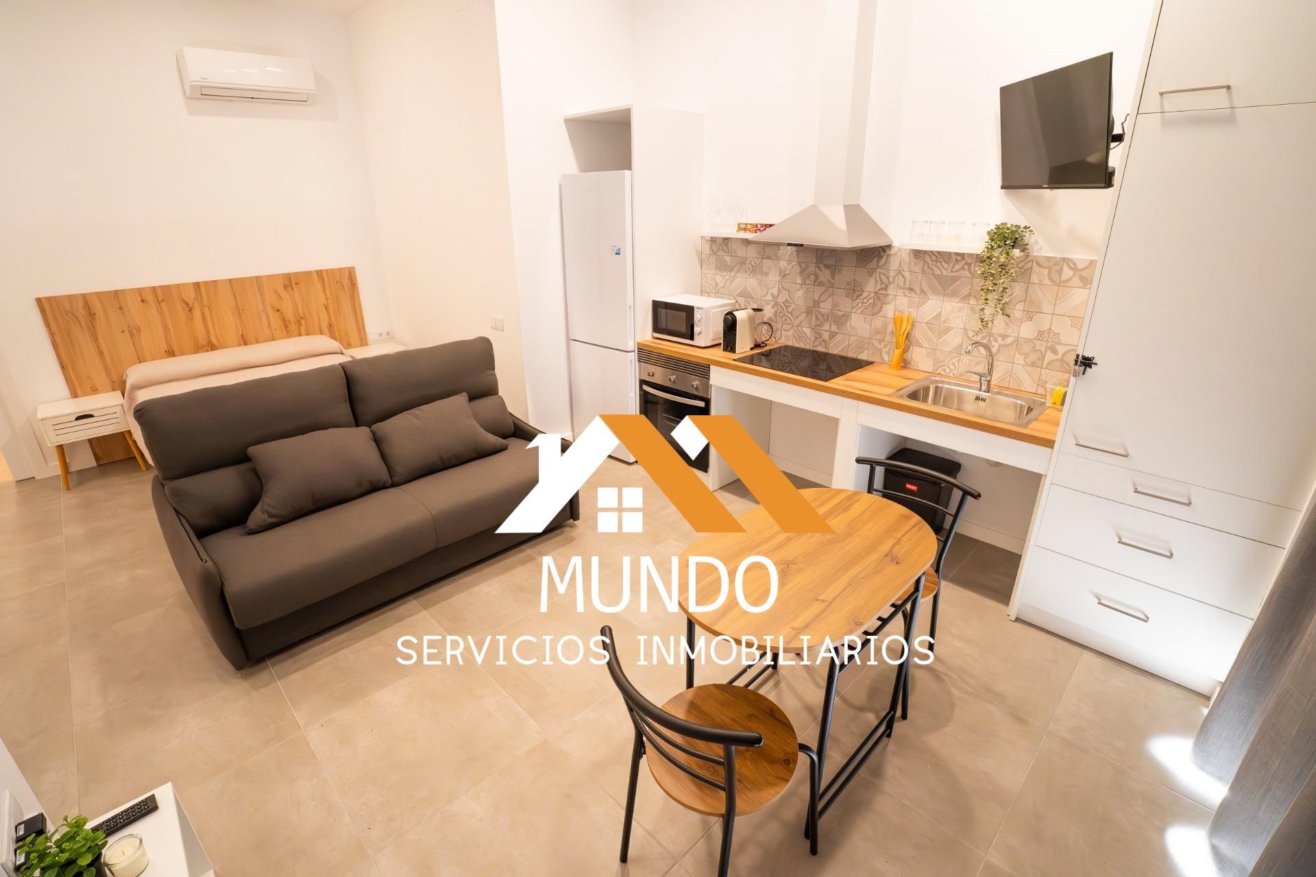 Kitchen of Loft to rent in  Valencia Capital  with Air Conditioner