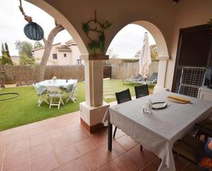 Terrace of Single-family semi-detached for sale in Fuente Álamo de Murcia  with Air Conditioner, Heating and Private garden