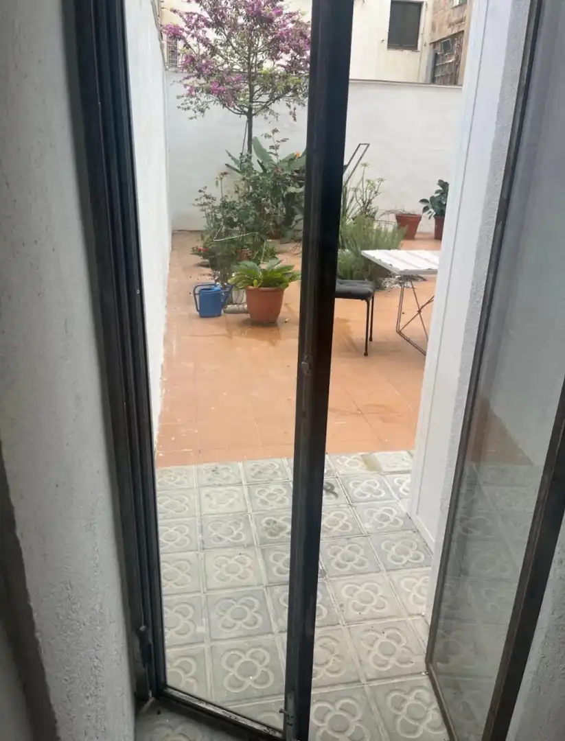 Terrasse von Wohnung zur Miete in Sant Martí