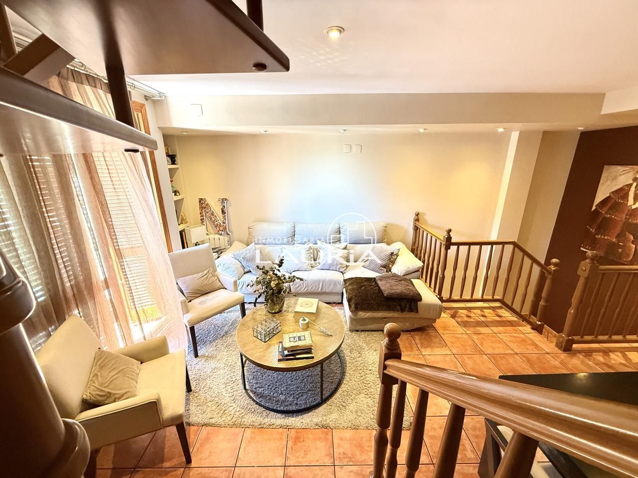 Sala d'estar de Casa o xalet en venda en Foios amb Aire condicionat, Calefacció i Terrassa