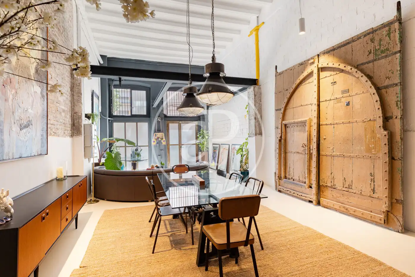 Dining room of Lofts for sale in Barcelona  with Air Conditioner and Heating