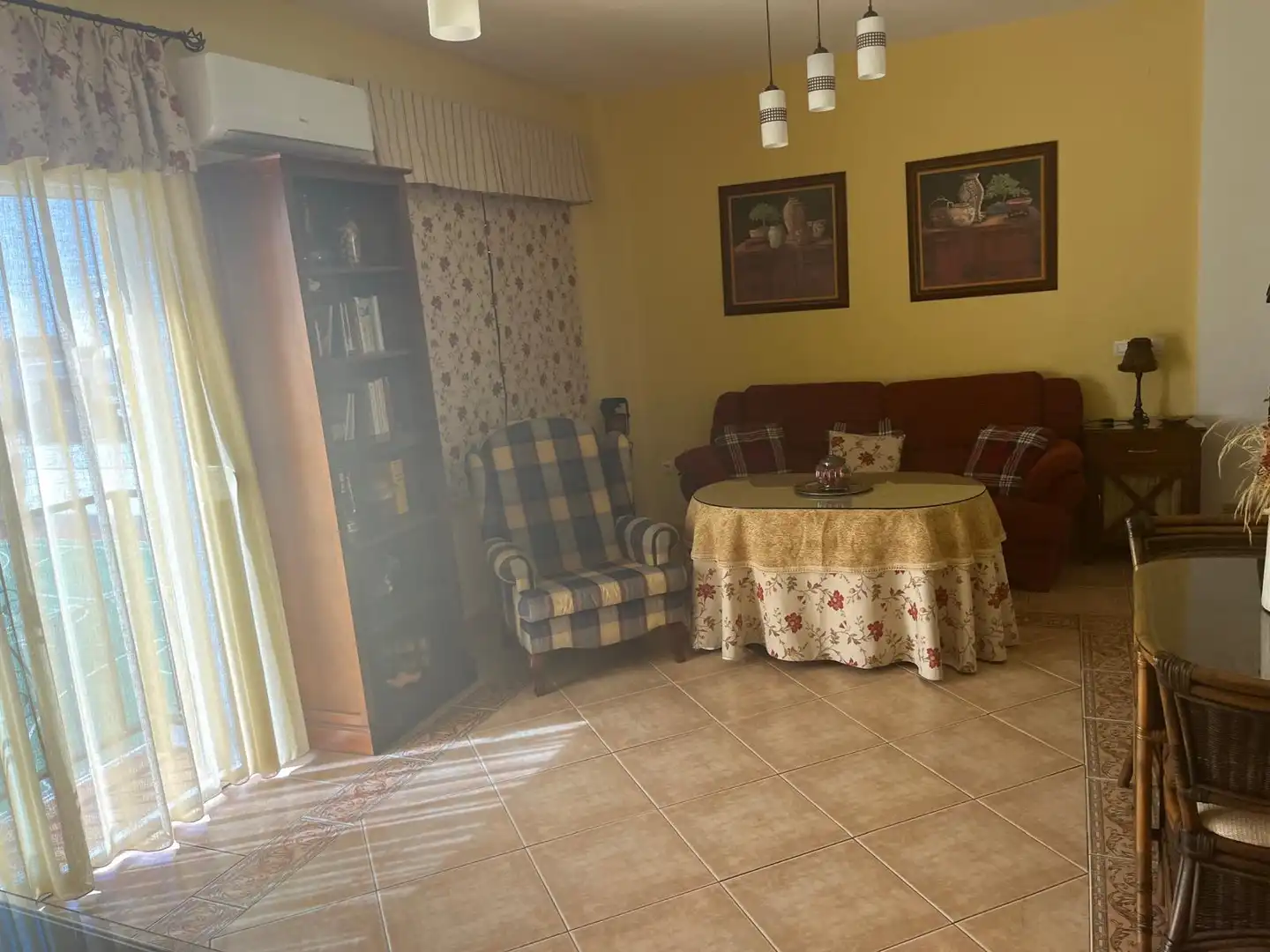 Living room of Houses for rent in Comares  with Furnished, Washing machine and Pets allowed