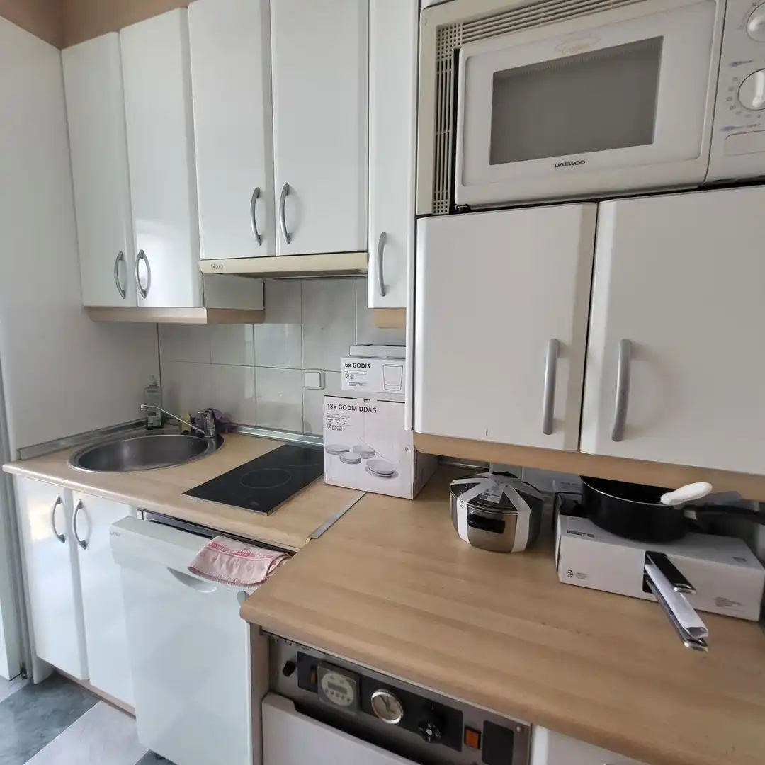 Kitchen of Flat for rent in Ávila  with Heating, Terrace and Furnished