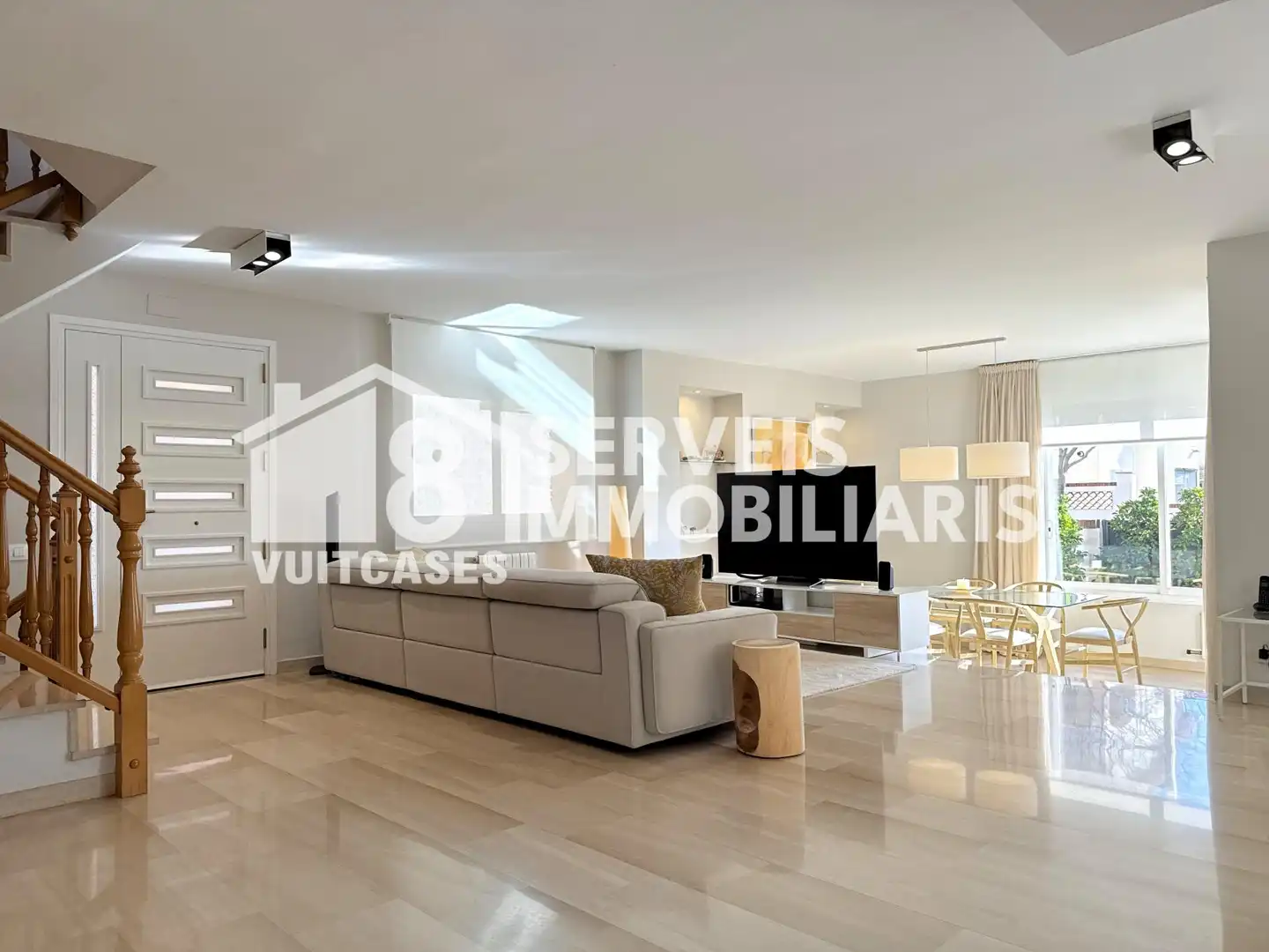 Living room of Houses for sale in El Masnou  with Heating, Private garden and Terrace