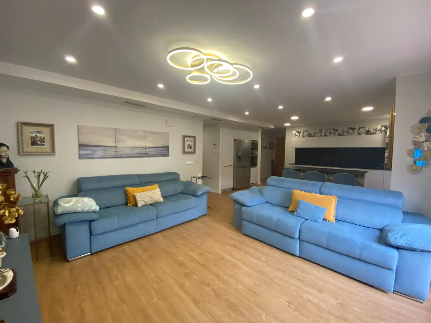 Wohnzimmer von Dachboden zum Verkauf in Valencia mit Klimaanlage, Heizung und Parkett