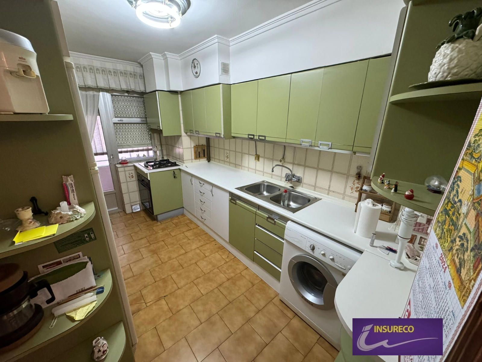 Kitchen of Flat for sale in La Robla   with Heating, Terrace and Storage room