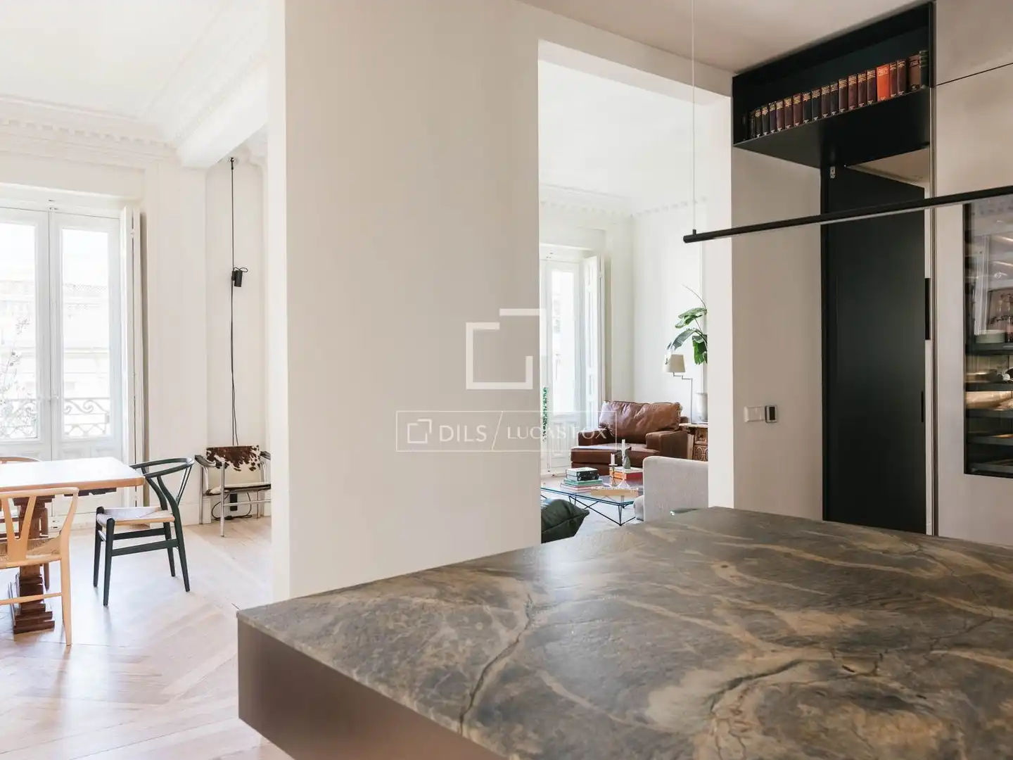 Sala de estar de Piso de alquiler en Salamanca con Aire acondicionado, Amueblado y Balcón