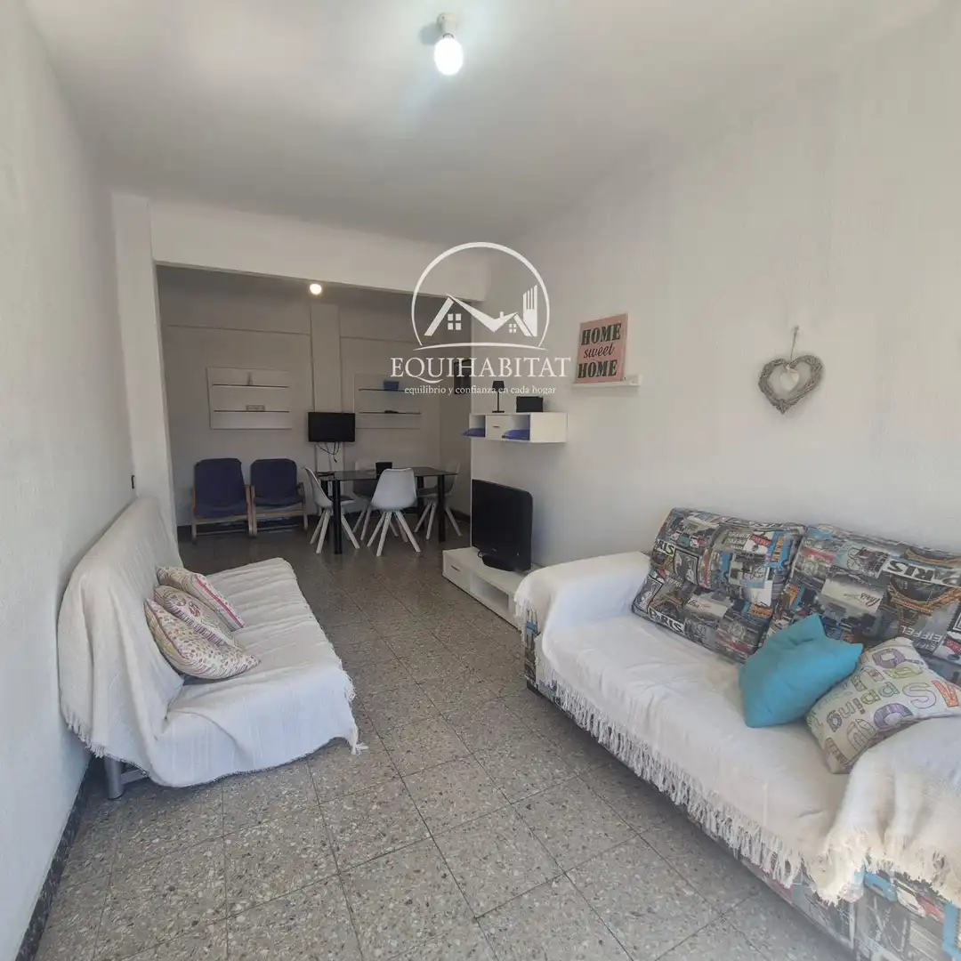 Sala de estar de Piso de alquiler en Lleida con Aire acondicionado y Terraza