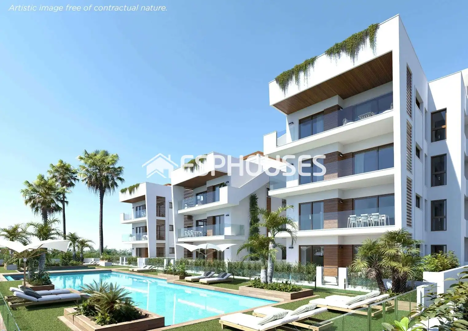 Vista exterior de Apartament en venda en Los Alcázares amb Terrassa, Balcó i Piscina comunitària