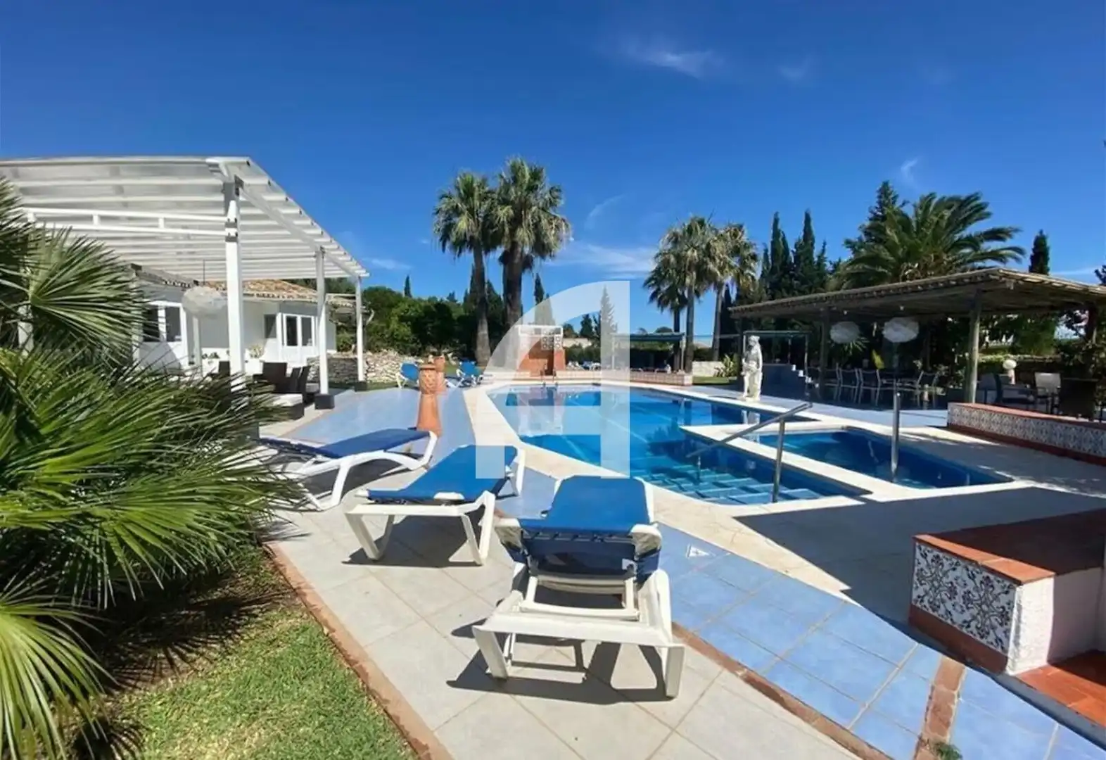 Piscina de Casa o chalet de alquiler en Mijas con Aire acondicionado, Calefacción y Terraza