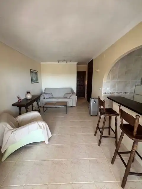 Sala de estar de Piso en venta en Benissa con Aire acondicionado, Jardín privado y Terraza