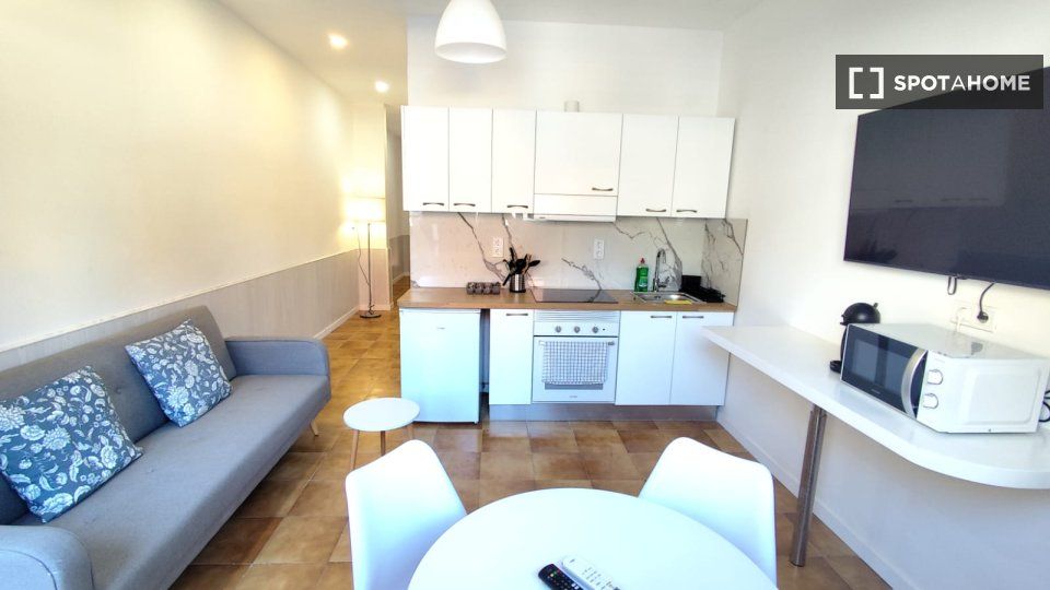 Kitchen of Flat to rent in Sant Adrià de Besòs  with Air Conditioner, Heating and Furnished