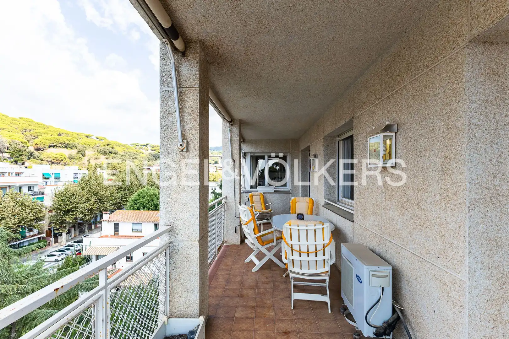 Balcony of Flat for sale in Caldes d'Estrac  with Air Conditioner, Heating and Private garden