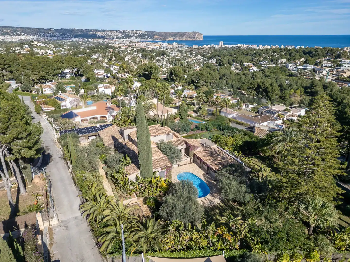 Vista exterior de Casa o chalet en venta en Jávea / Xàbia con Aire acondicionado, Calefacción y Jardín privado