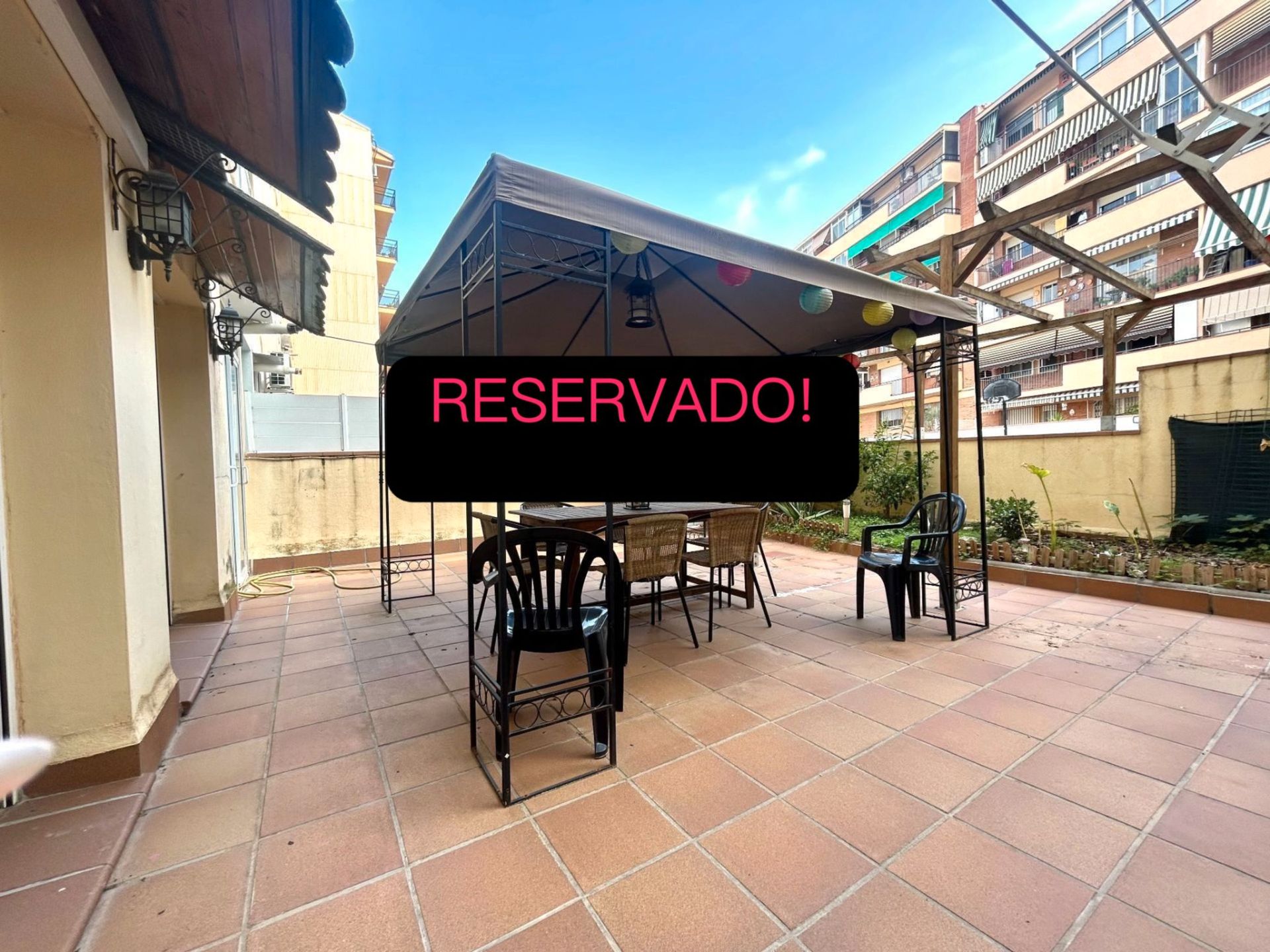 Terrace of Planta baja for sale in Terrassa  with Air Conditioner, Heating and Private garden