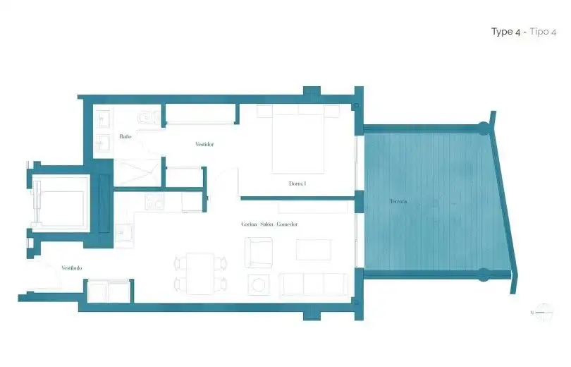 Piso en venta en Mijas con Aire acondicionado, Calefacción y Jardín privado