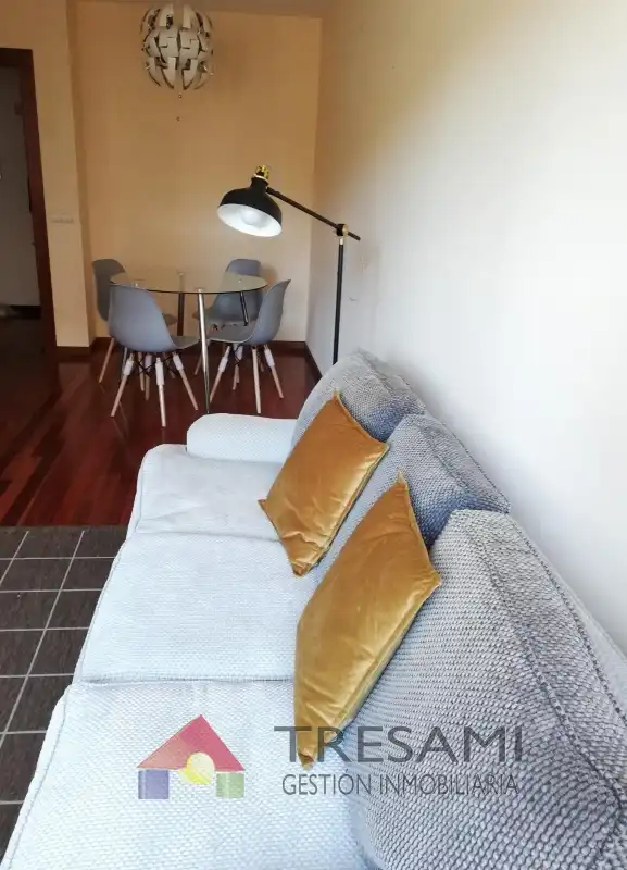 Living room of Flat for rent in Gijón   with Heating
