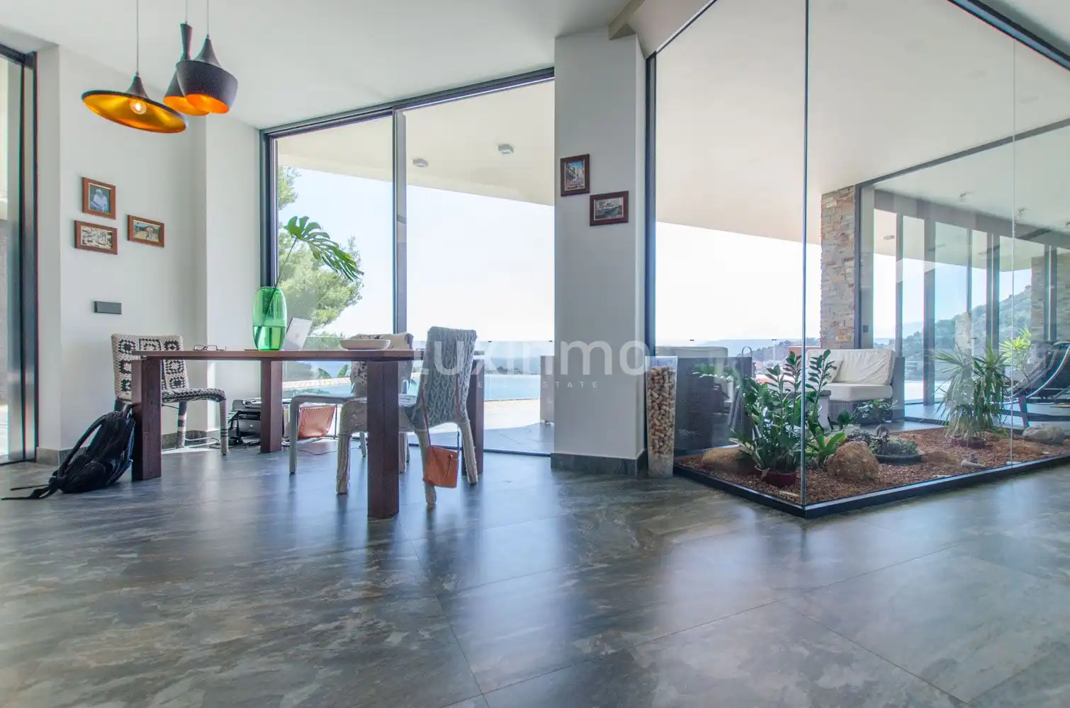 Wohnzimmer von Haus oder Chalet zum Verkauf in Altea mit Klimaanlage, Heizung und Privatgarten