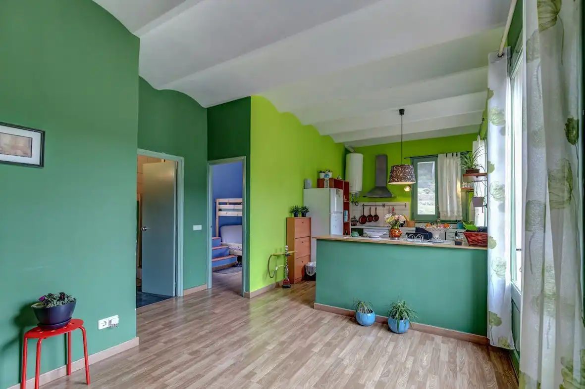Küche von Country house zum Verkauf in Llinars del Vallès mit Klimaanlage, Heizung und Abstellraum