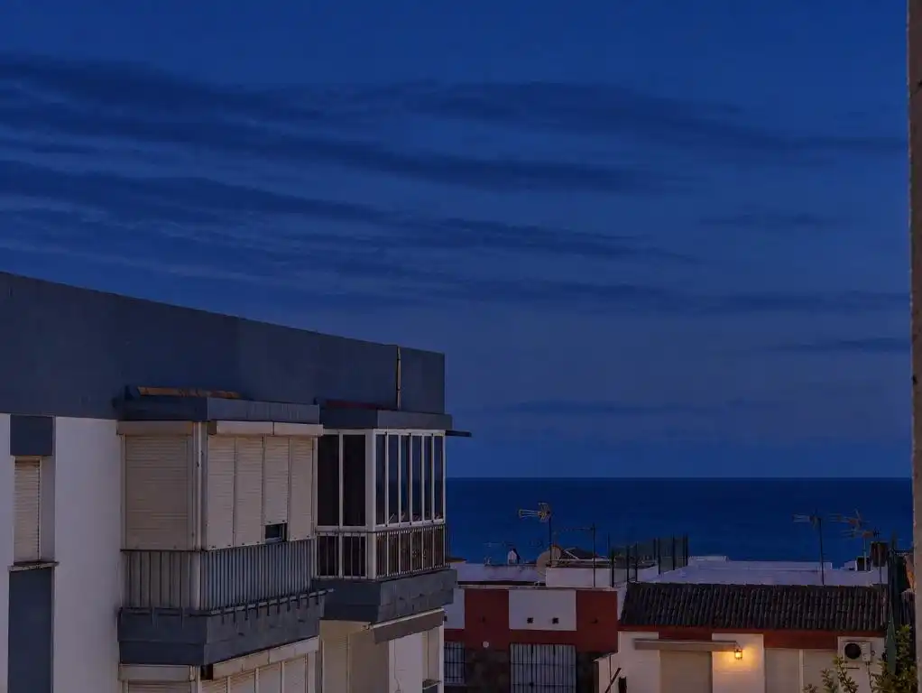 Vista exterior de Apartamento en venta en La Antilla con Aire acondicionado, Terraza y Amueblado