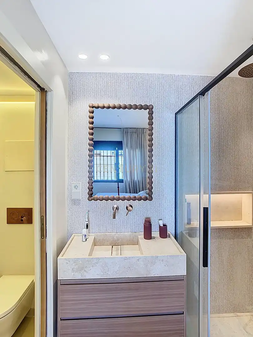 Baño de Piso de alquiler en Rincón de la Victoria con Aire acondicionado y TV