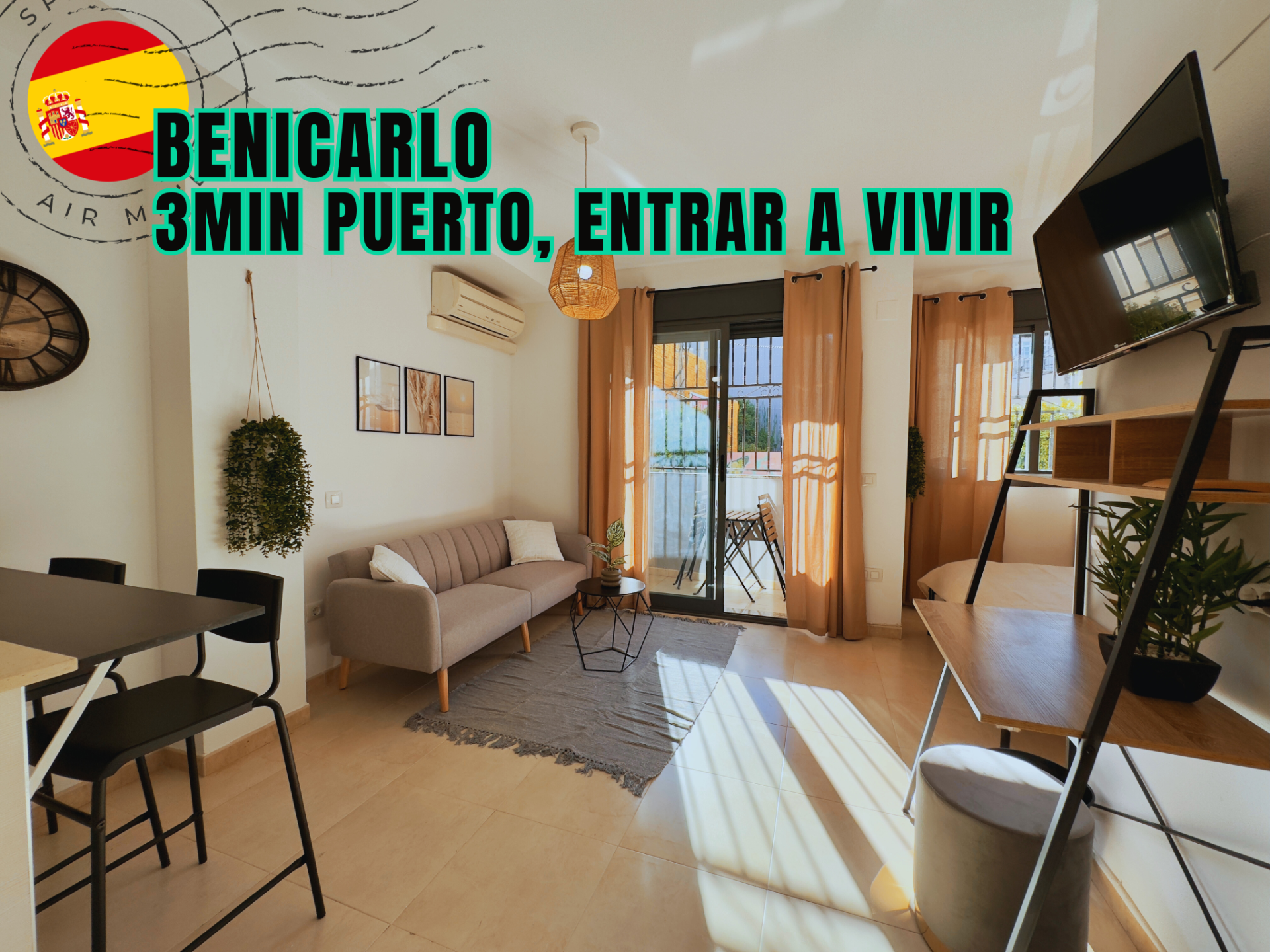 Sala d'estar de Estudi en venda en Benicarló amb Aire condicionat, Calefacció i Terrassa