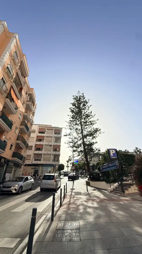 Vista exterior de Piso en venta en Marbella con Terraza, Amueblado y Horno