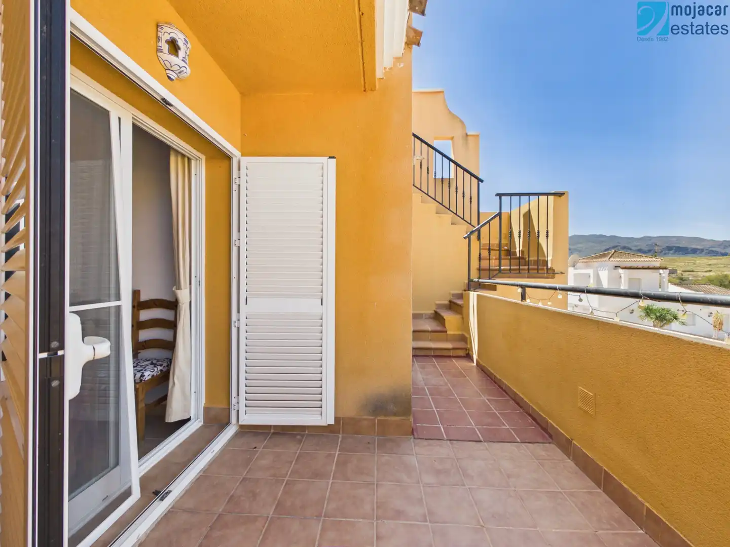 Terrassa de Casa adosada en venda en Los Gallardos amb Aire condicionat, Jardí privat i Terrassa