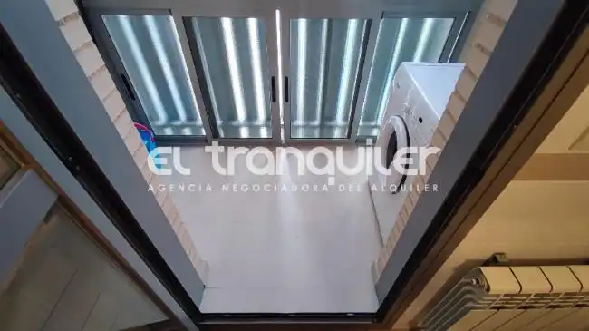 Balcony of Flat for rent in Madrid  with Swimming Pool, Furnished and Washing machine