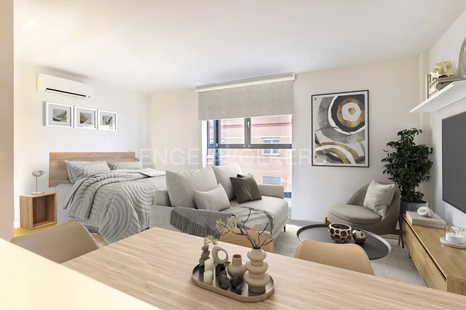Bedroom of Apartments for rent in Madrid  with Air Conditioner, Heating and Terrace