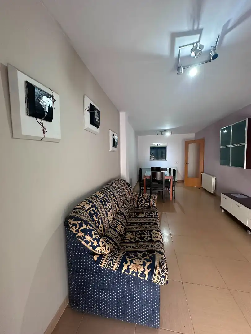 Living room of Flat for rent in Vila-real  with Air Conditioner, Heating and Furnished