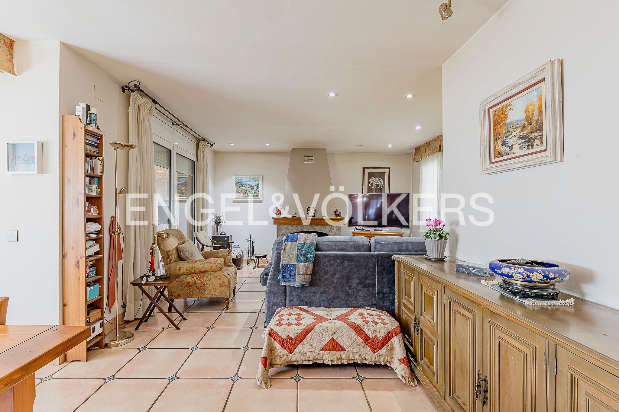 Sala de estar de Casa o chalet en venta en Sant Fruitós de Bages con Aire acondicionado, Calefacción y Jardín privado